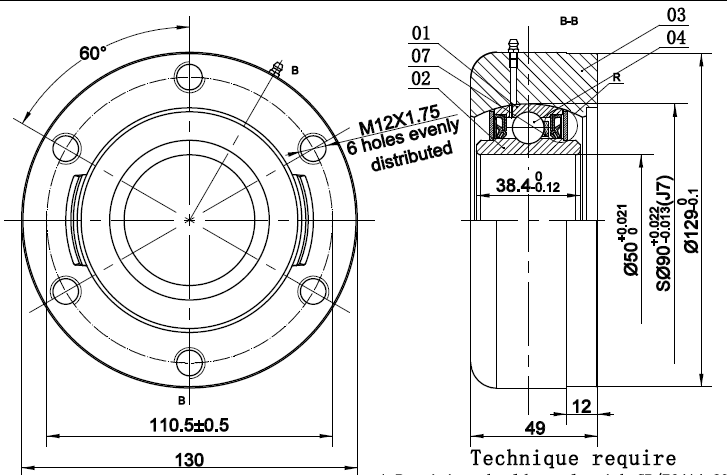 картинка Подшипниковый узел F-624356G-011 цинк 