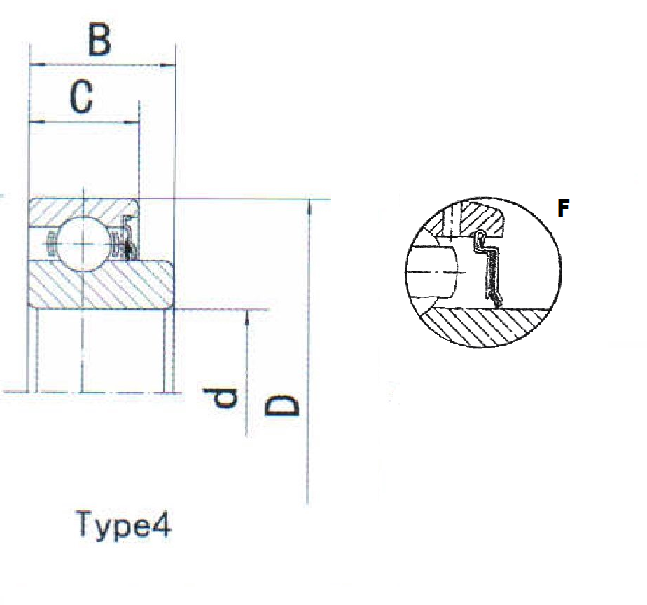 картинка Подшипник 204KR2F 