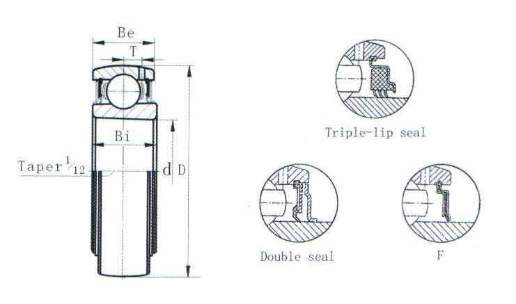 картинка Подшипник UK207 