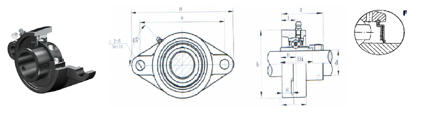 картинка Подшипниковый узел HCFL312F 