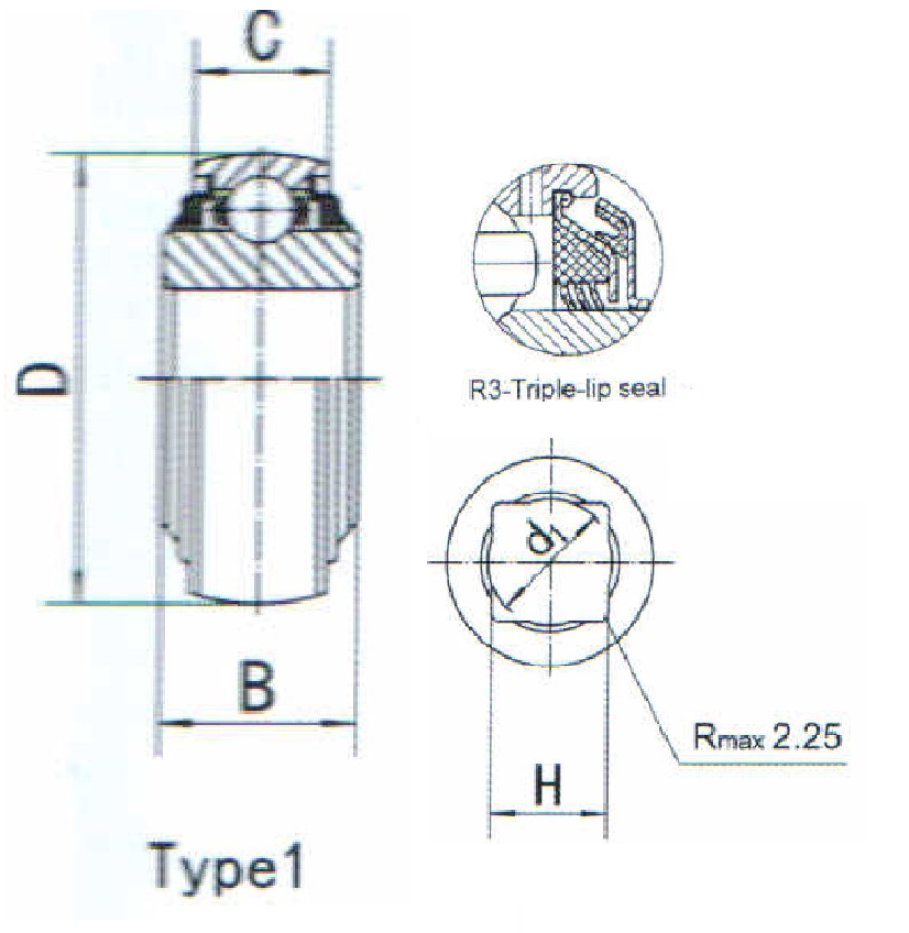 картинка Подшипник W209PPB8R3 