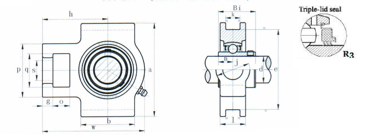 картинка Подшипниковый узел UCT207R3 