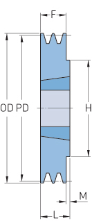 картинка Втулка тапербуш PHF TB1210X25MM 