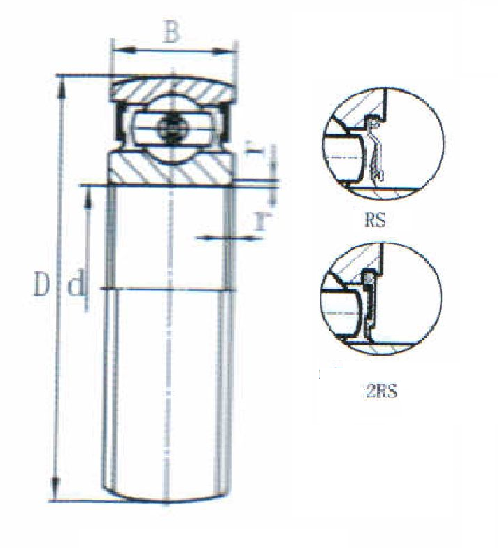 картинка Подшипник CS206-2RS 
