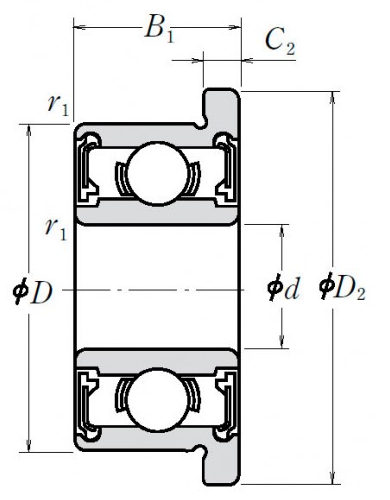 картинка Подшипник F686AVV 