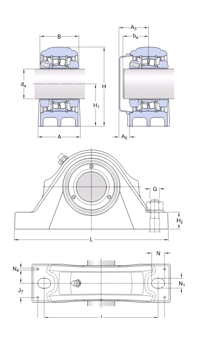 картинка Подшипниковый узел P2B513-ISN-060MFS 