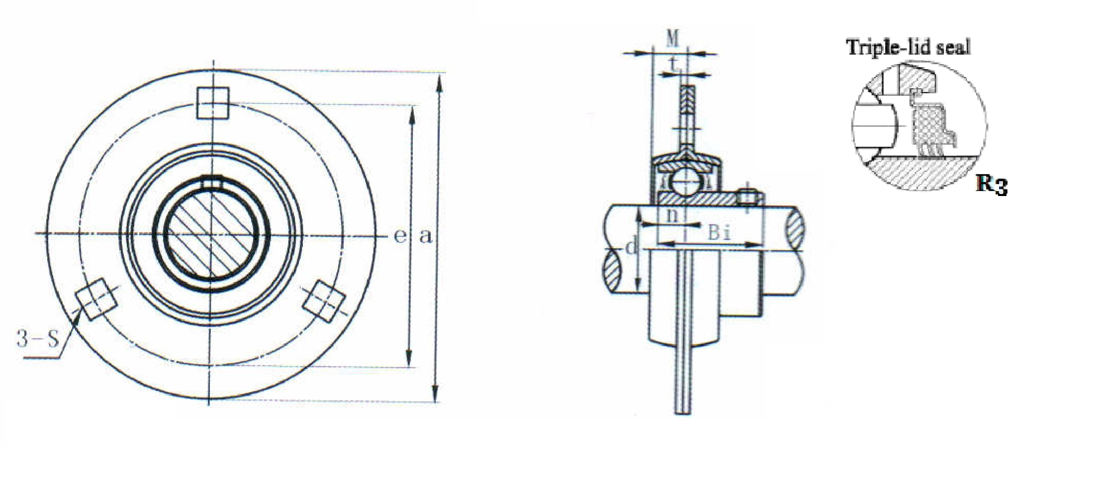 картинка Подшипниковый узел SBPF207-21HT200/R3 