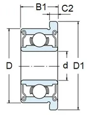 картинка Подшипник FR2-5ZZ 