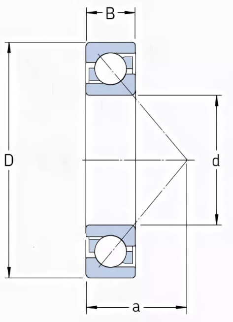картинка Подшипник 7305BW 