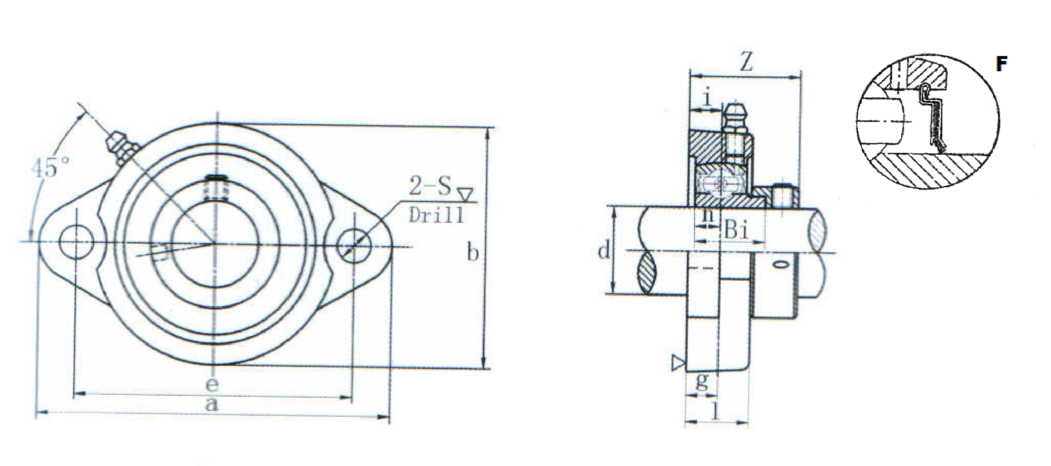 картинка Подшипниковый узел SALF207-20F 