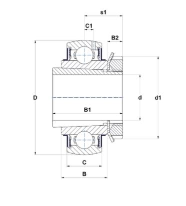картинка Подшипник UK206 