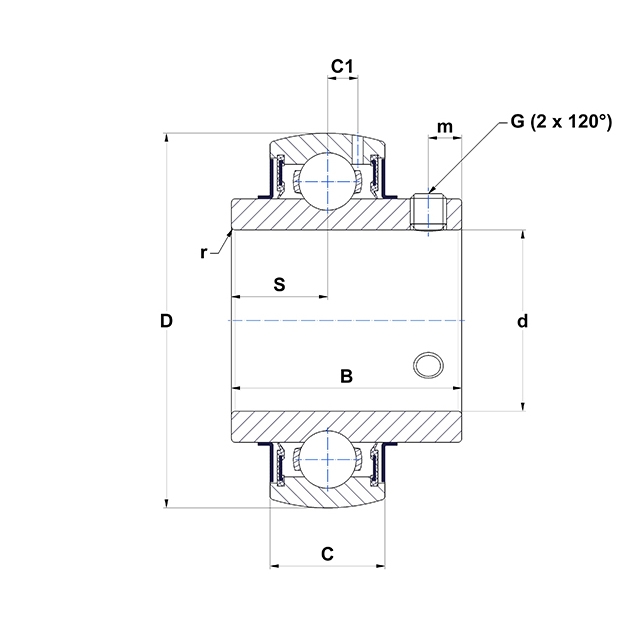 картинка Подшипник UC210D1 