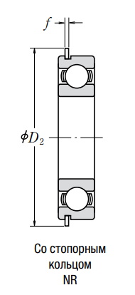 картинка Подшипник 6306NR 