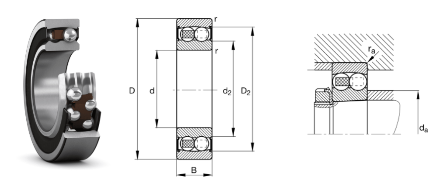 картинка Подшипник 2305E-2RS1KTN9 
