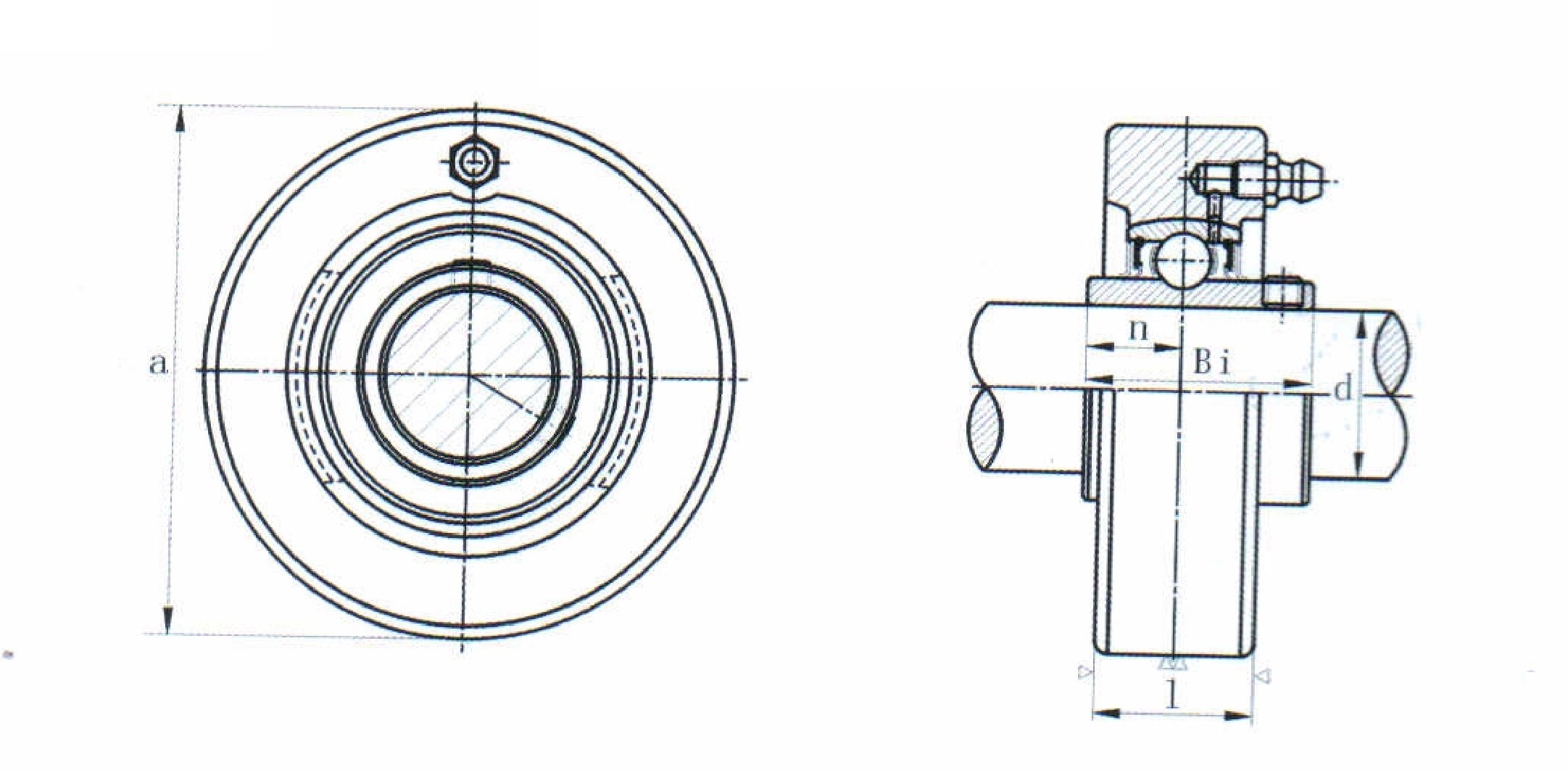 картинка Подшипниковый узел UCC207R3-2RS 