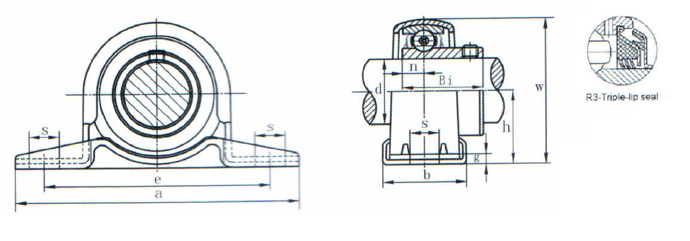 картинка Подшипниковый узел SBPP202R3 