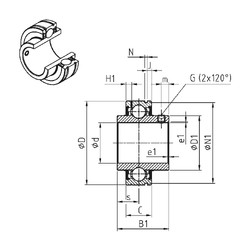 картинка Подшипник CUC205 