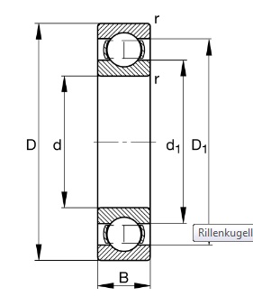 картинка Подшипник 6317C3 