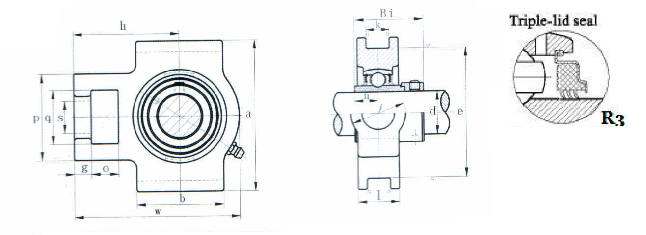 картинка Подшипниковый узел HCT207-20R3 Heavy duty 