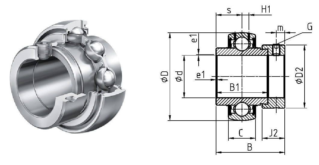 картинка Подшипник G1215KRRB 