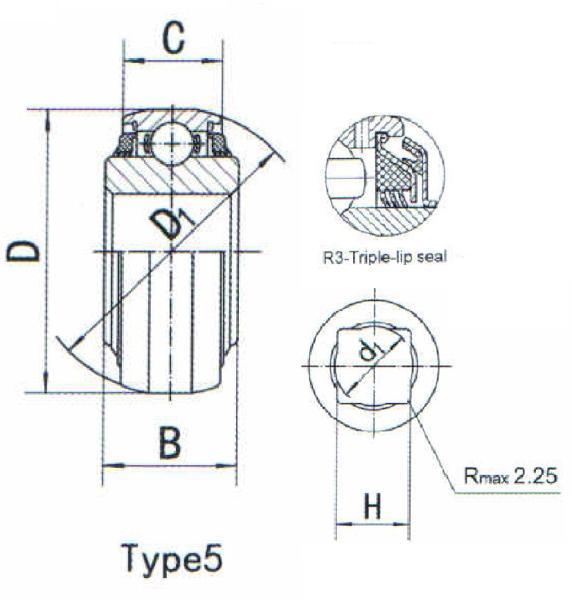 картинка Подшипник W208PPB11R3 