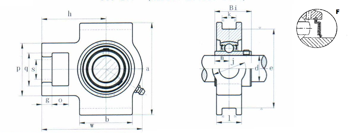 картинка Подшипниковый узел UCT207F 