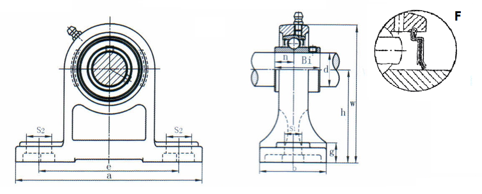 картинка Подшипниковый узел UCPH208-24F 