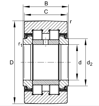 картинка Ролик опорный NURT35-1R 