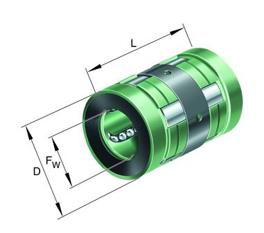 картинка Линейный шарикоподшипник KN20-B-PP 