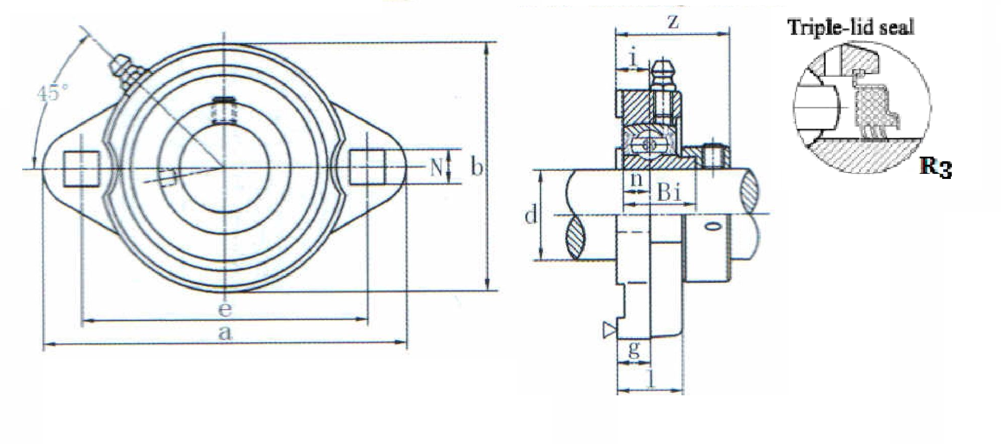 картинка Подшипниковый узел SAFTD207-22R3 Heavy duty 