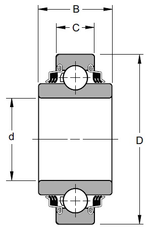 картинка Подшипник 6317C3 