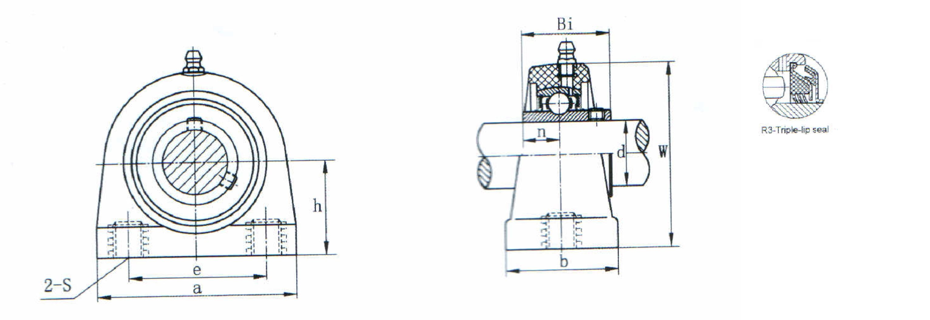 картинка Подшипниковый узел UCPAPL207-20R3 
