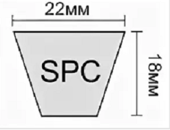 картинка Ремень клиновой SPC 4850 