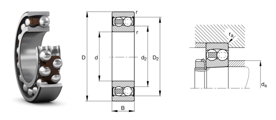 картинка Подшипник 2305E-2RS1KTN9 