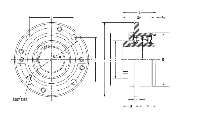 картинка Подшипниковый узел QVCW22V315S 