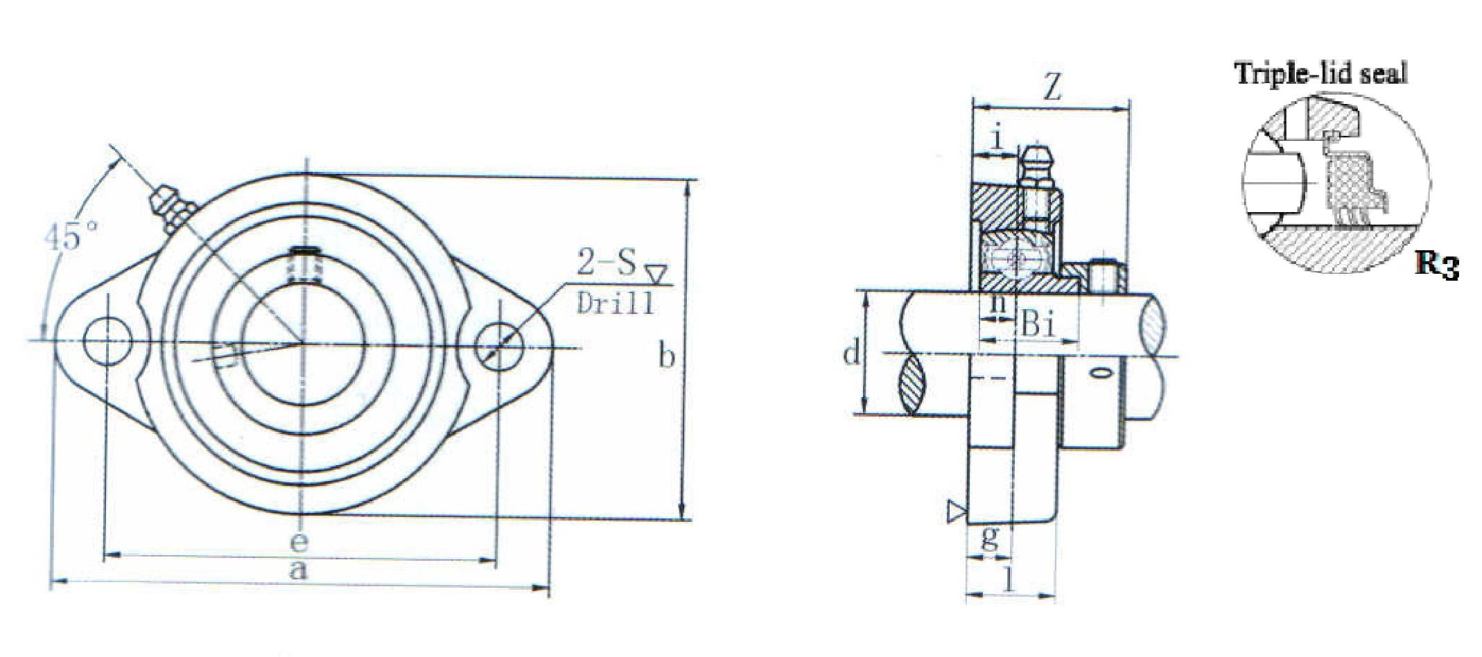 картинка Подшипниковый узел SALF207R3 