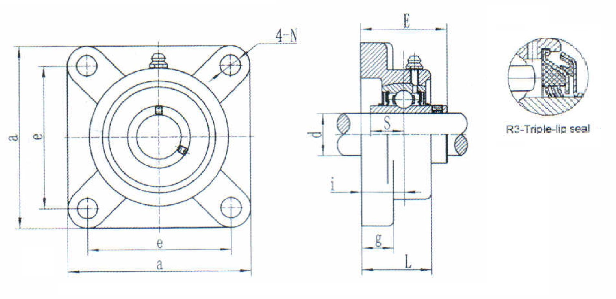 картинка Подшипниковый узел SUCF210-32R3 
