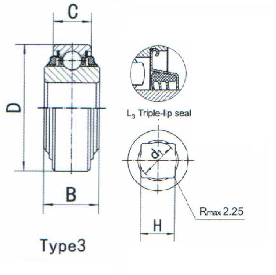 картинка Подшипник W208PP6L3 