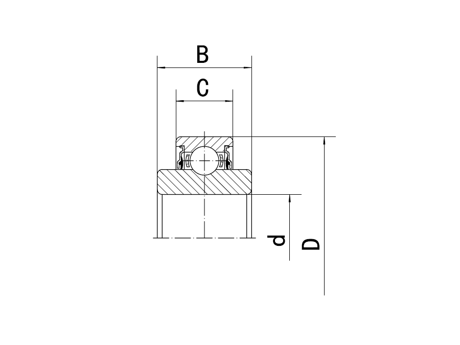 картинка Подшипник 208KRR4F(AH96585) 
