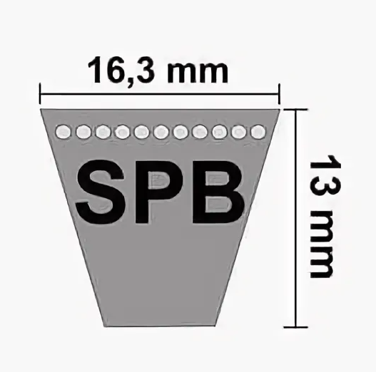 картинка Ремень клиновой SPB 1200 EXtra 