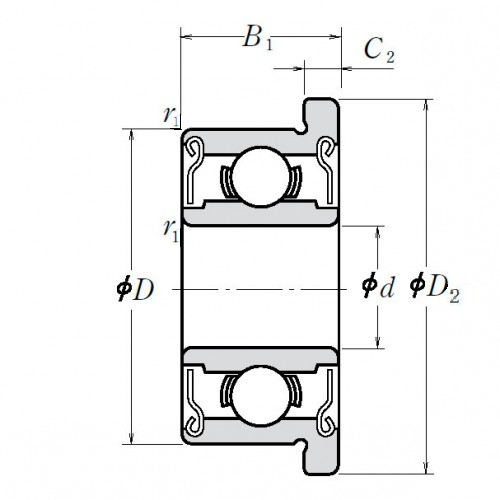 картинка Подшипник F699ZZ1 