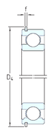 картинка Подшипник 6209NR 