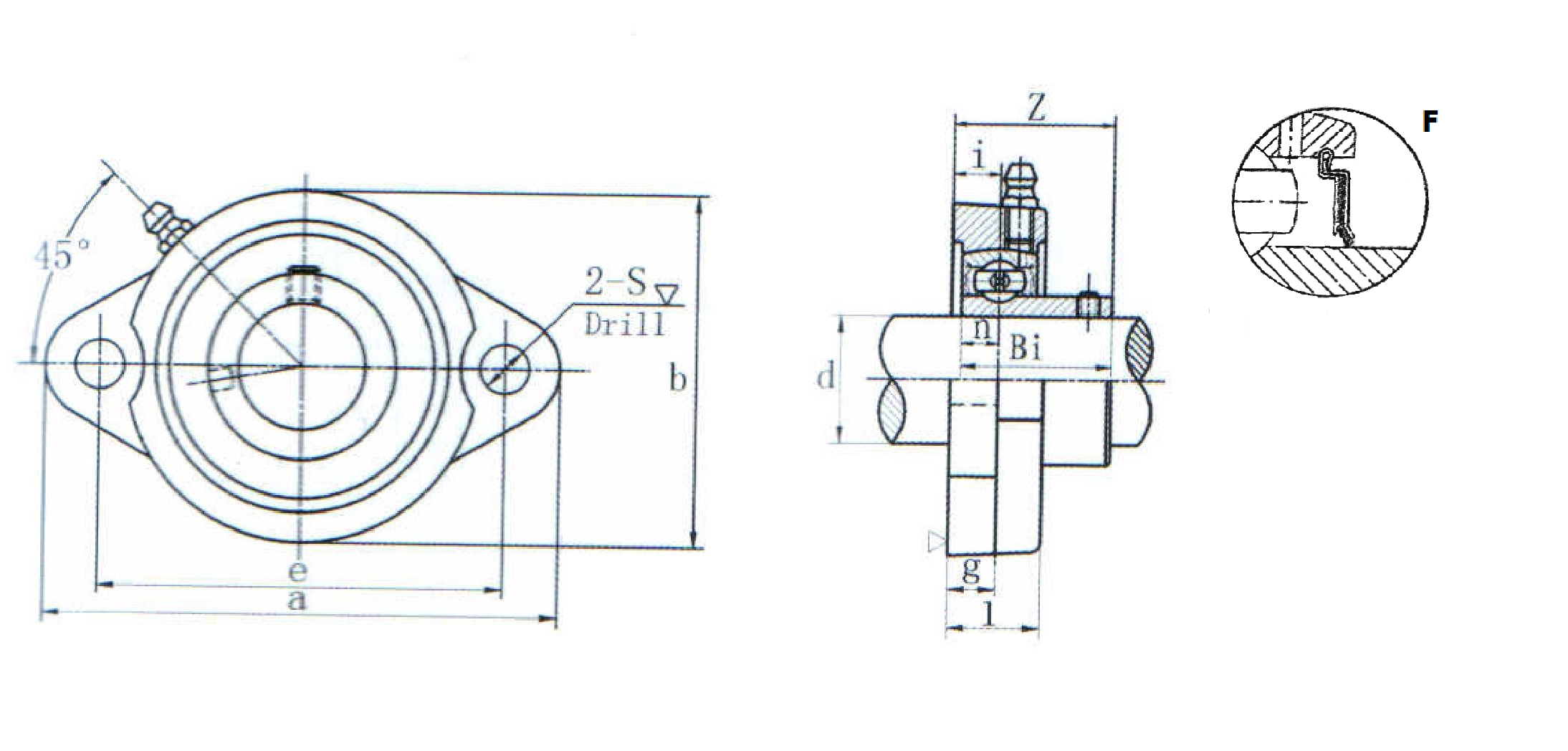 картинка Подшипниковый узел SBLF203-11F 
