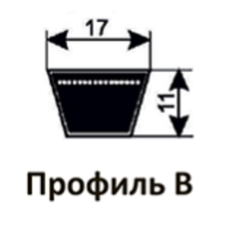 картинка Ремень 17х1473/1513 В-58 
