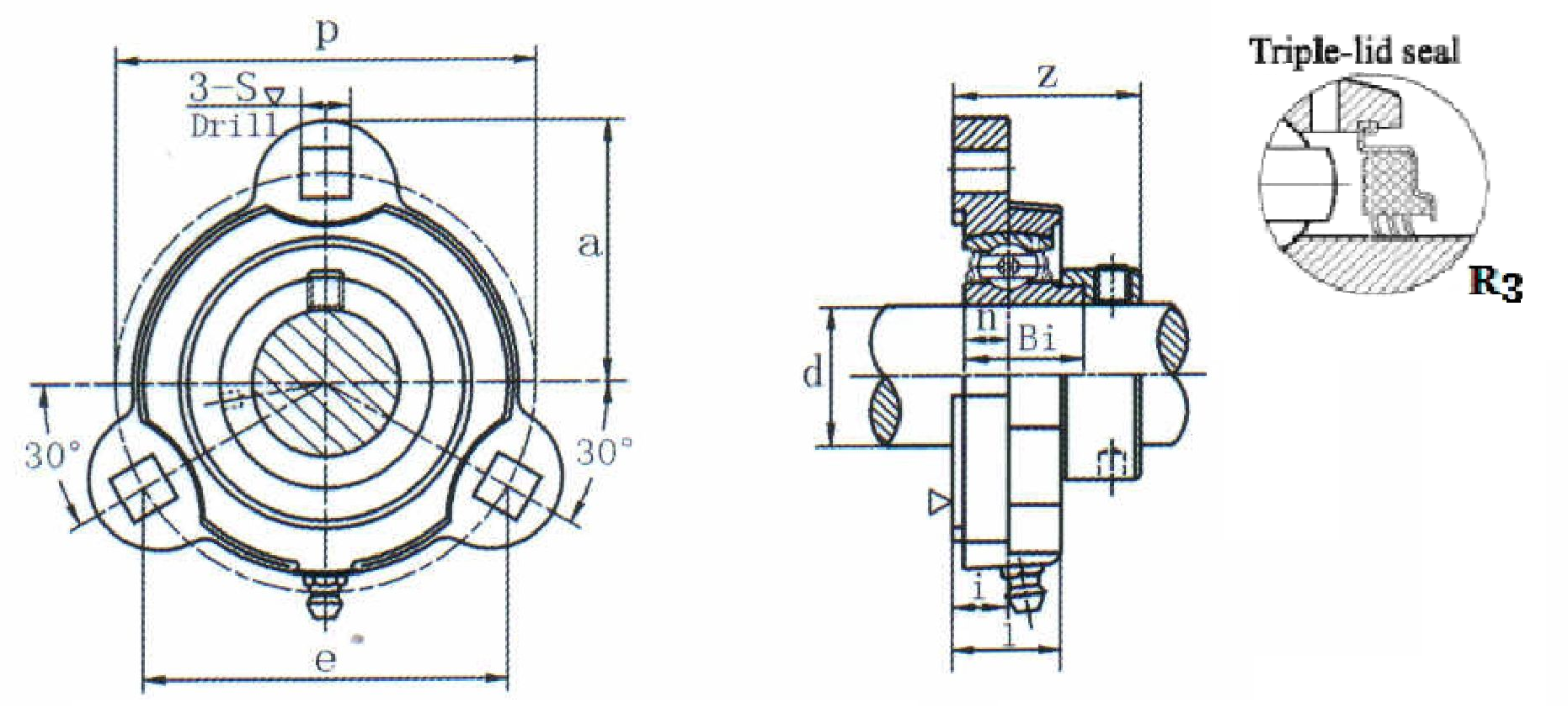 картинка Подшипниковый узел SAFCT207R3 Heavy duty 
