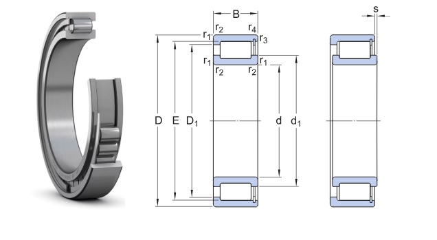 картинка Подшипник NCF2952CV/C3 