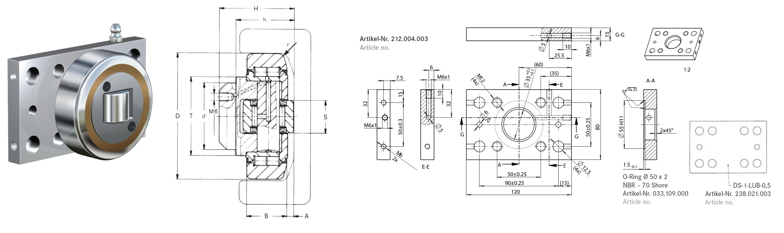 картинка Подшипник 4.055+AP1-LUB 