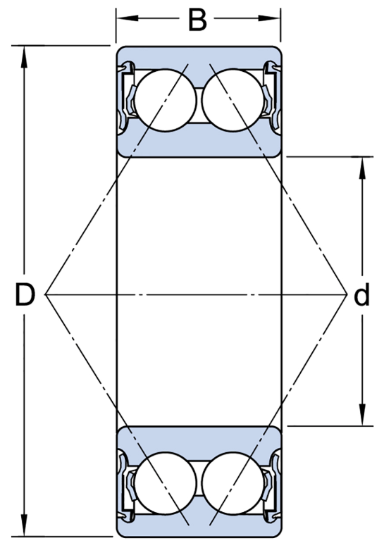 картинка Подшипник 3211B-2RSRTNG 