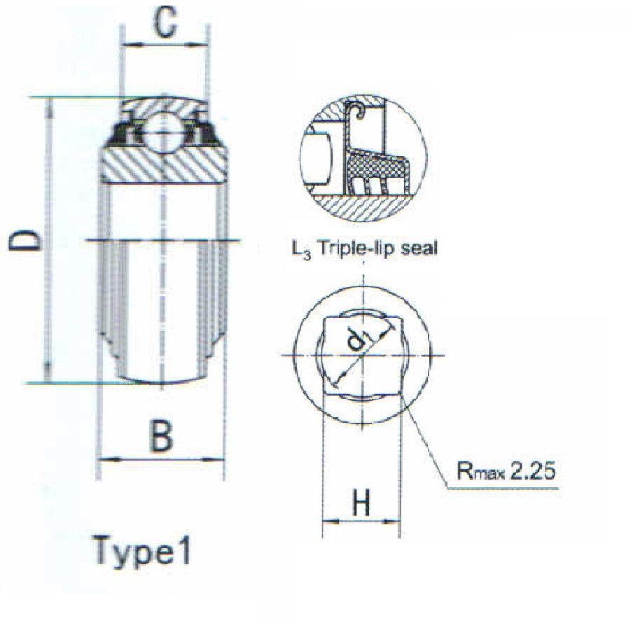 картинка Подшипник W208PPB5L3 
