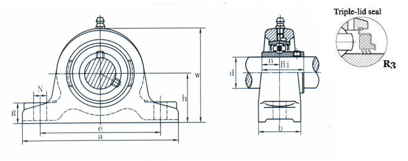 картинка Подшипниковый узел UCIP213R3 